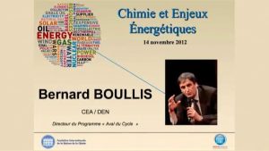Bernard BOULLIS – La séparation et la gestion des déchets nucléaires.