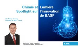 Chimie et lumière&nbsp;: spotlight sur l&rsquo;innovation de BASF – Thierry Herning