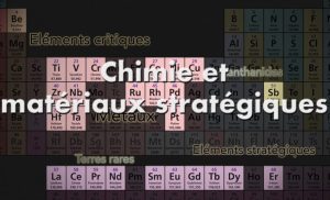 Chimie et Matériaux Stratégiques – Conclusions – Danièle OLIVIER