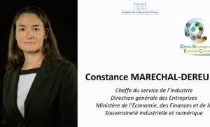 Conférence plénière de clôture – Stratégies nationales pour accélérer l’économie circulaire – Constance MARECHAL-DEREU