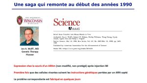 L’aventure scientifique des vaccins ARNm – Palma ROCCHI