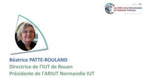 Les IUT face au défi de la réindustrialisation – Béatrice PATTE-ROULAND