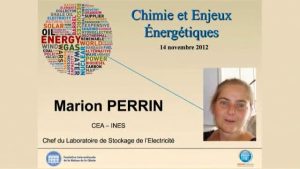 Marion PERRIN – Stockage de l&rsquo;électricité&nbsp;: élément clef pour le déploiement des énergies renouvelables et du véhicule