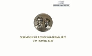 Grand Prix de la Fondation 2022 – Cérémonie de remise par Philippe GŒBEL