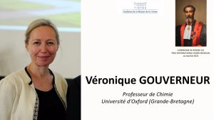 Cérémonie de remise du Prix Henri Moissan 2021 à Véronique GOUVERNEUR par Philippe GŒBEL