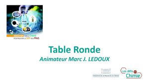 Colloque « Innover par la chimie pour relever le défi des PFAS » – Table ronde du matin