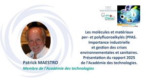 Les molécules et matériaux per- et polyfluoroalkylés (PFAS) – Rapport de l&rsquo;Académie des technologies