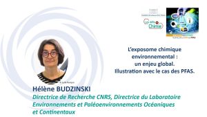 L’exposome chimique environnemental&nbsp;: un enjeu global&nbsp;; illustration avec les PFAS – H. BUDZINSKI
